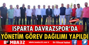 DAVRAZSPOR'DA YÖNETİM GÖREV DAĞILIMINI YAPTI