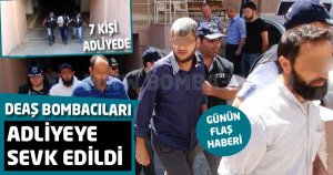 DEAŞ Bombacıları Adliyeye Sevk Edildi