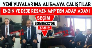 DEDE VE ENGİN MHP'LİERLE KUCAKLAŞTI