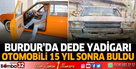 Dede yadigarı otomobili 15 yıl sonra bulup yeniledi
