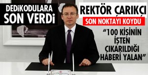 DEDİKODULARA SON NOKTAYI KOYDU