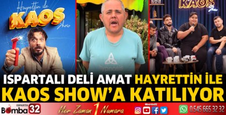 Deli Amat Kaos Show'a katılıyor