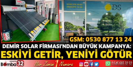 Demir Solar Firması'ndan Büyük Kampanya