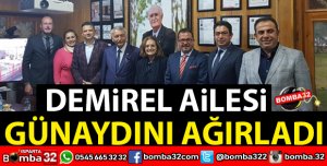 DEMİREL AİLESİNDEN BAŞKAN GÜNAYDIN'A TEŞEKKÜR