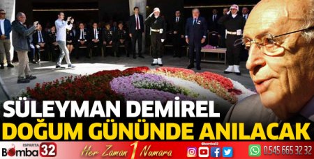 Demirel doğum gününde anılacak