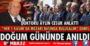 DEMİREL DOĞUM GÜNÜNDE MEZARI BAŞINDA ANILDI