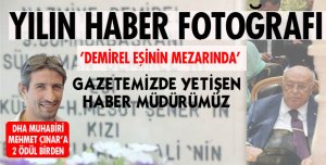 'DEMİREL EŞİNİN MEZARINDA'
