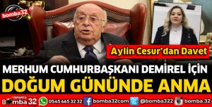 DEMİREL’E 95’İNCİ DOĞUM GÜNÜNDE ANMA