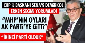DEMİRKOL'DAN SEÇİM DEĞERLENDİRMESİ