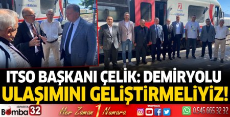 Demiryolu ulaşımını geliştirmeliyiz!