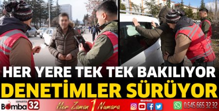 Denetimler sürüyor