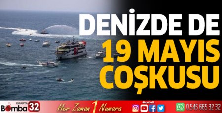 Denizde de 19 Mayıs coşkusu