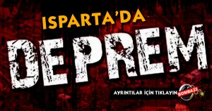Burdur'da Deprem... Isparta'da Hissedildi...