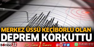 Deprem korkuttu