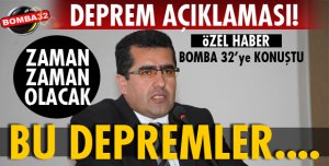 DEPREM SONRASI İLK YORUM!