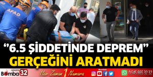 Deprem tatbikatı gerçeğini aratmadı