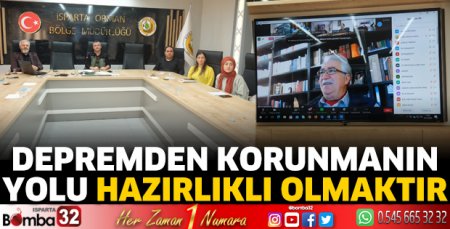 Depremden korunmanın yolu hazırlıklı olmaktır