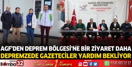 Depremzede gazeteciler yardım bekliyor