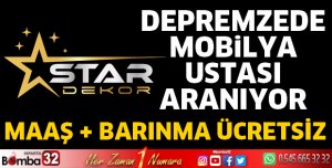 Depremzede mobilya ustası aranıyor