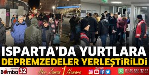 Depremzedeler yurtlara yerleştiriliyor