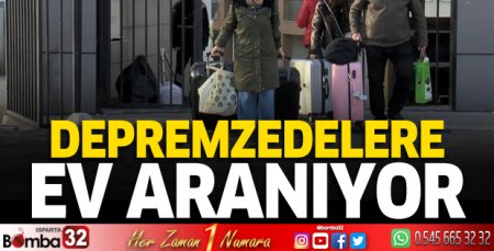 Depremzedelere ev aranıyor