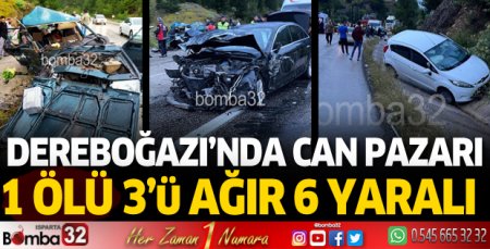 Dereboğazı'nda korkunç kaza 