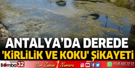Derede 'kirlilik ve koku' şikayeti