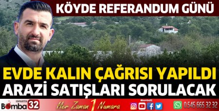 Deregümü Köyü’nde referandum günü