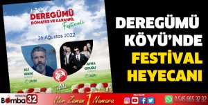 Deregümü Köyü'nde Festival Heyecanı