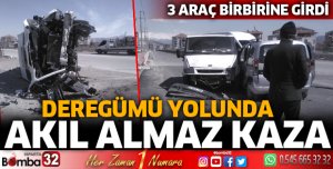 Deregümü yolunda feci kaza