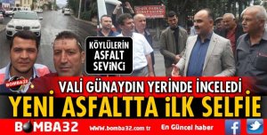 DEREGÜMÜ'DE ASFALT SEVİNCİ