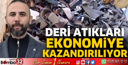 Deri atıkları ekonomiye kazandırılıyor