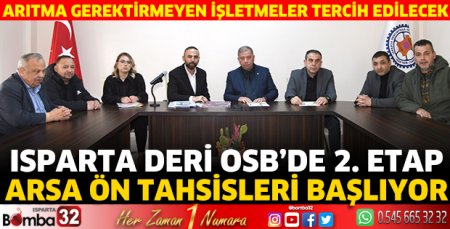 Deri OSB’de 2. Etap arsa ön tahsisleri başlıyor