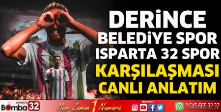Derince Belediyespor- Isparta 32 Spor canlı