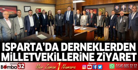 Dernek yöneticilerinden milletvekillerine ziyaret