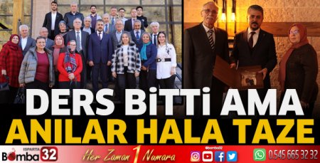 Ders bitti ama anılar hala taze