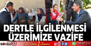 Dertle ilgilenmesi üzerimize vazife