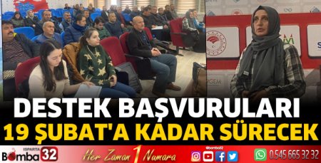 Destek başvuruları 19 Şubat'a kadar sürecek