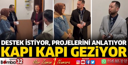 Destek istiyor, projelerini anlatıyor