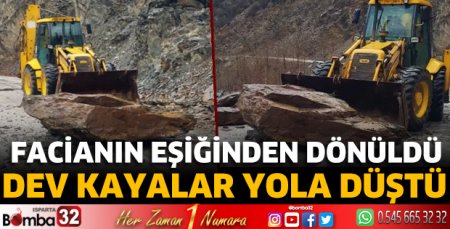 Dev kayalar yola düştü