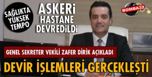 DEVİR İŞLEMLERİ GERÇEKLEŞTİ