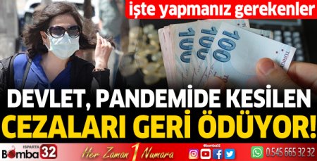 Devlet pandemi cezalarını geri ödüyor