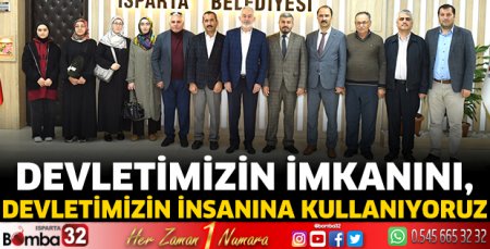 Devletimizin imkanını, devletimizin insanına kullanıyoruz