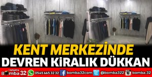 Devren kiralık dükkan