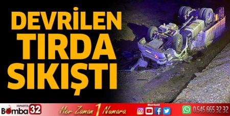 Devrilen tırda can pazarı 