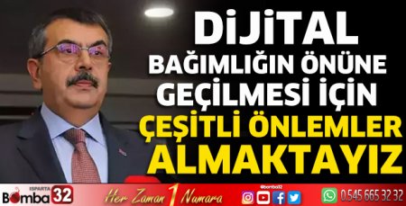 Dijital bağımlığın önüne geçilmesi için çeşitli önlemler almaktayız