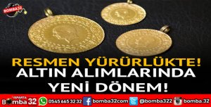DİKKAT ALTIN ALIMINDA YENİ DÖNEM