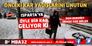DİKKAT BU UYARI ISPARTA İÇİN !