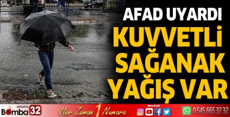 Dikkat kuvvetli yağış var