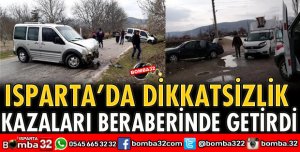DİKKATSİZLİK KAZALARI BERABERİNDE GETİRDİ